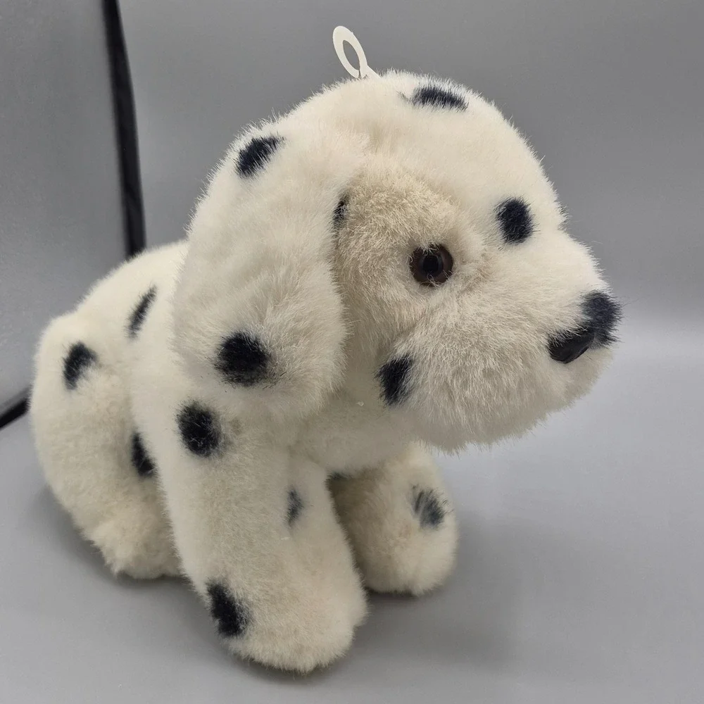 Chosun Vintage Dalmatian Puppy Plush Spotted Dog‎ White Black Kay-Bee Tag 62250